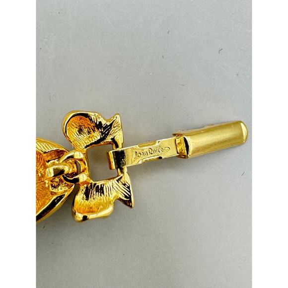 Vintage Joan Rivers Enamel Egg Bracelet with Ladybug Faberge Style - Picture 5 of 7